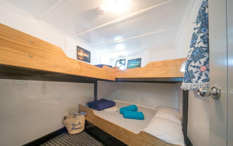 A giant inflatable slide on the Clipper, a the 2 day trip on the Whitsunday Islands