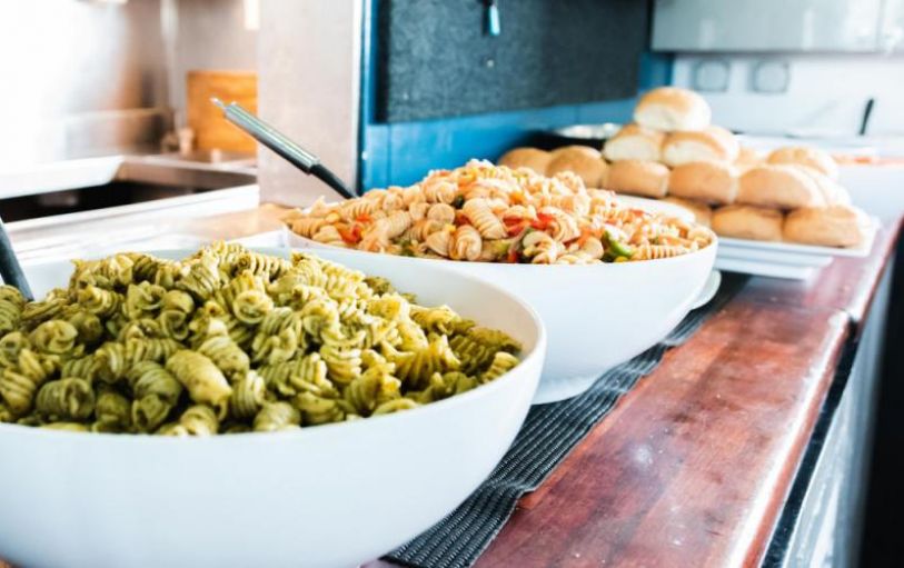 A giant inflatable slide on the Clipper, a the 2 day trip on the Whitsunday Islands